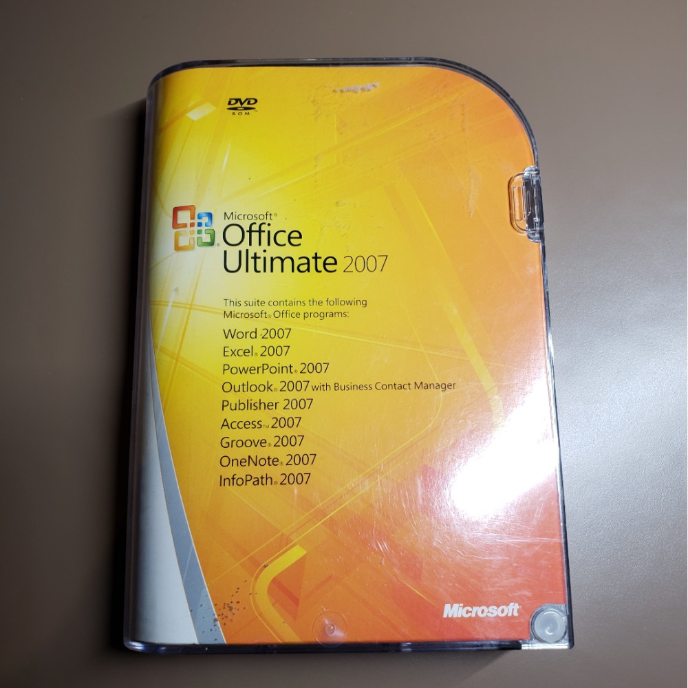 Microsoft Office 2007 Ultimate License Perpetual Key for Windows