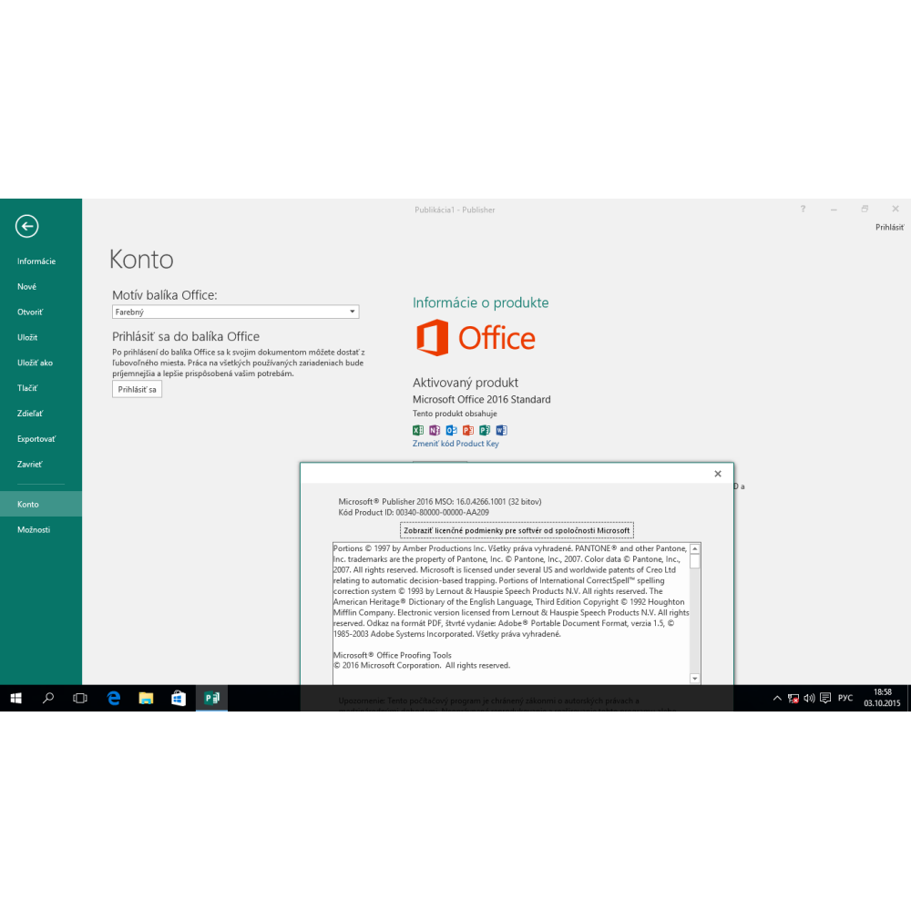 MS Office 2016 Standard License Key for Windows 10