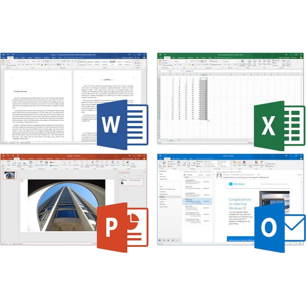 Microsoft Office 2016 Home AND Business Buy License Key For Windows 10