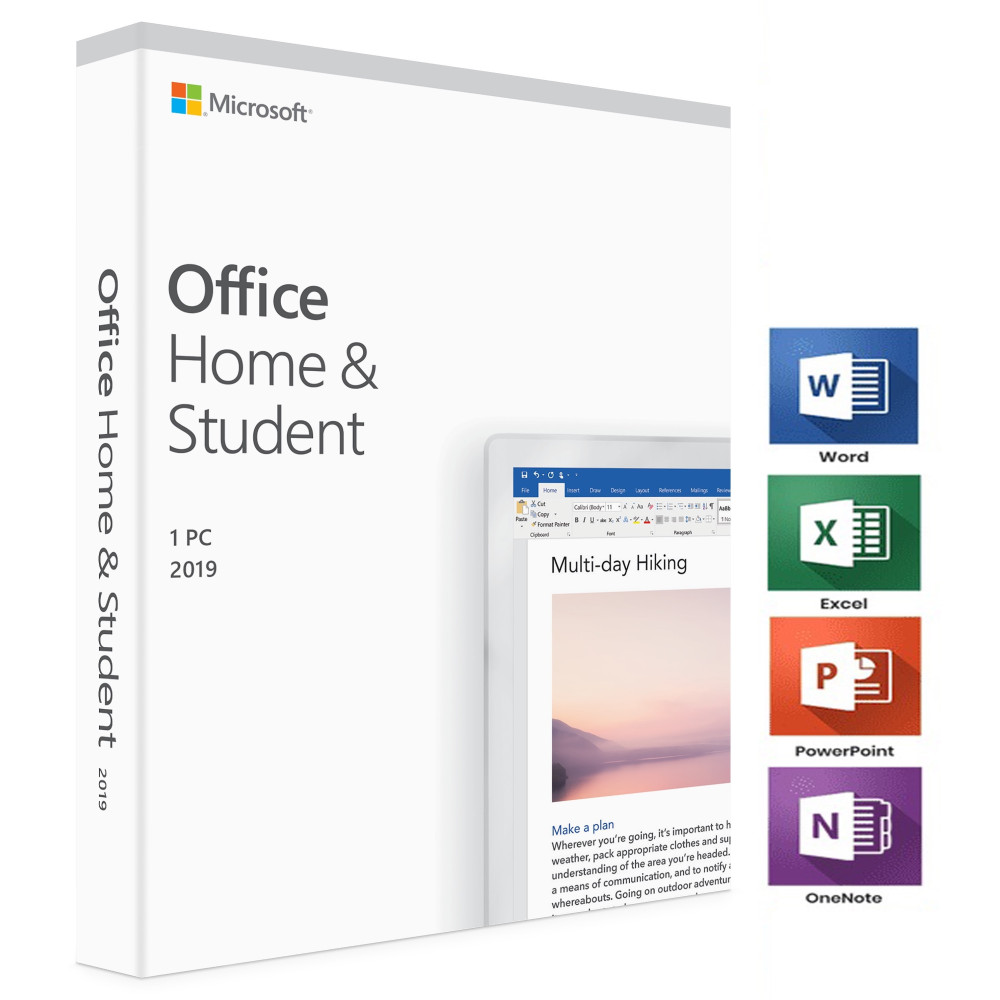 Microsoft Office 2019 Home & Student Лицензионный код Для Windows 10/11 Бессрочный Ключ
