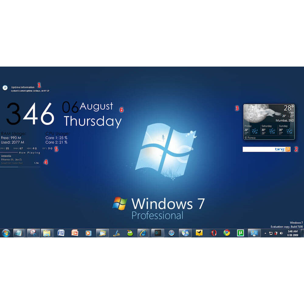 Microsoft Windows 7 Professional License Code