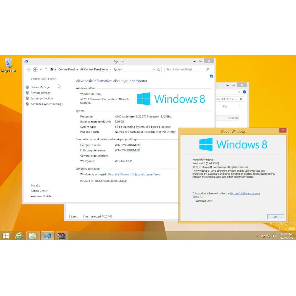 Microsoft Windows 8.1 Professional License Code