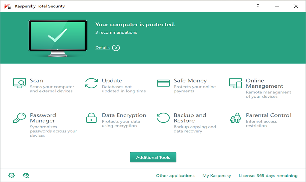 Антивирус Kaspersky Internet Security Скриншот Работы Программы