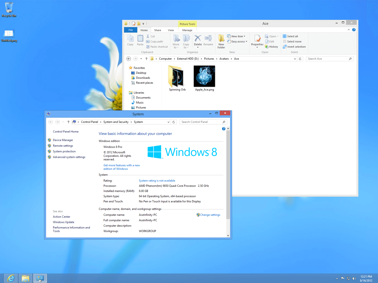 Microsoft Windows 8 Pro Large Logo