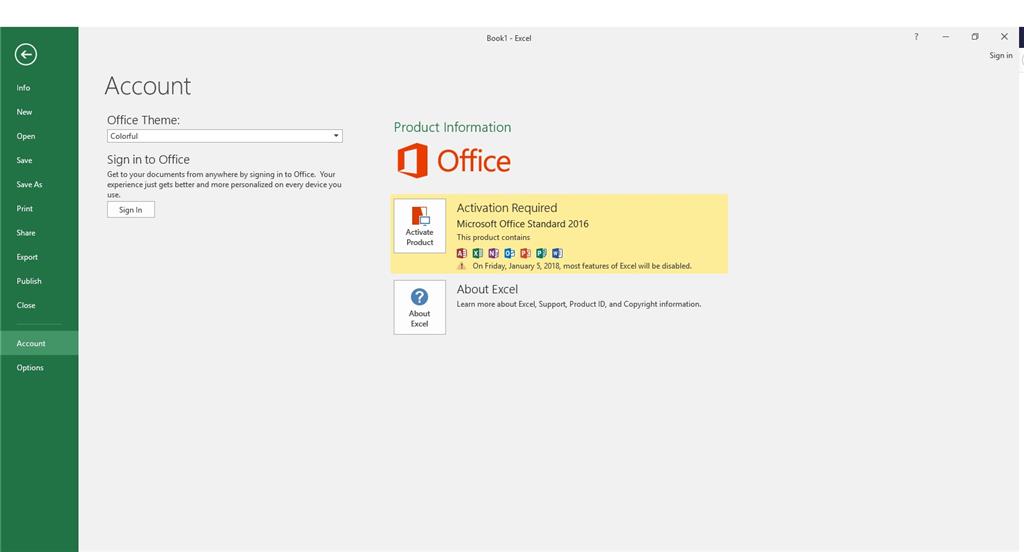 how to enter product key for microsoft office 2016