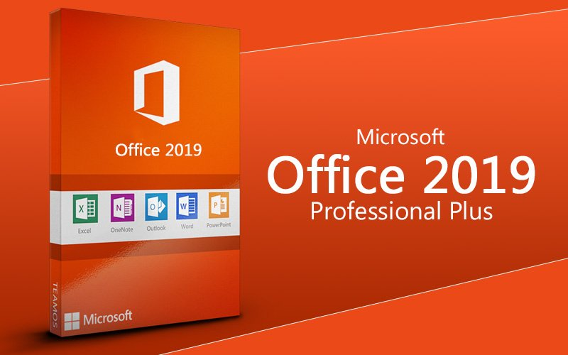 Microsoft Office 2019 Professional Plus Большое Лого