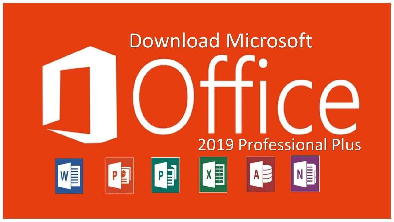 Microsoft Office 2019 Professional Plus Long Logo